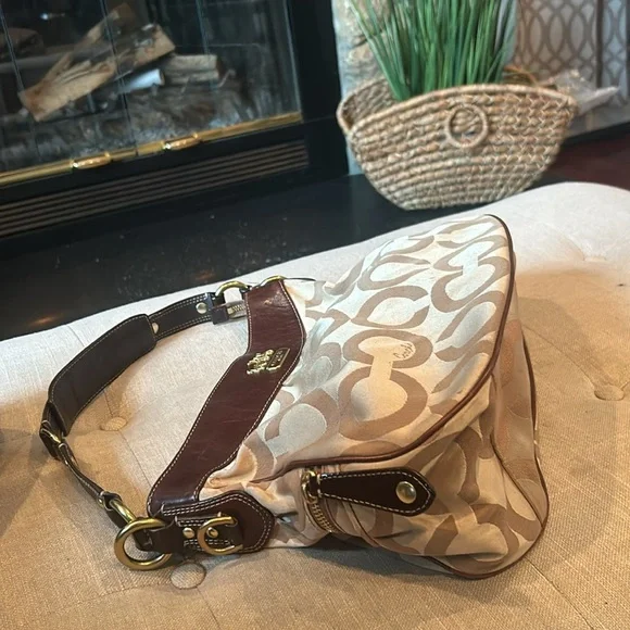 Coach Vintage Soho Large Logo Canvas Tote
